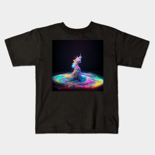 Rainbow Unicorn Nebula Kids T-Shirt